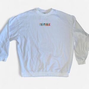 GymShark Sundae Graphic Oversized Crewneck Sweatshirt Size Small